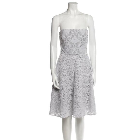 Badgley Mischka Collection Strapless Dress - Size 8 - Picture 2 of 10